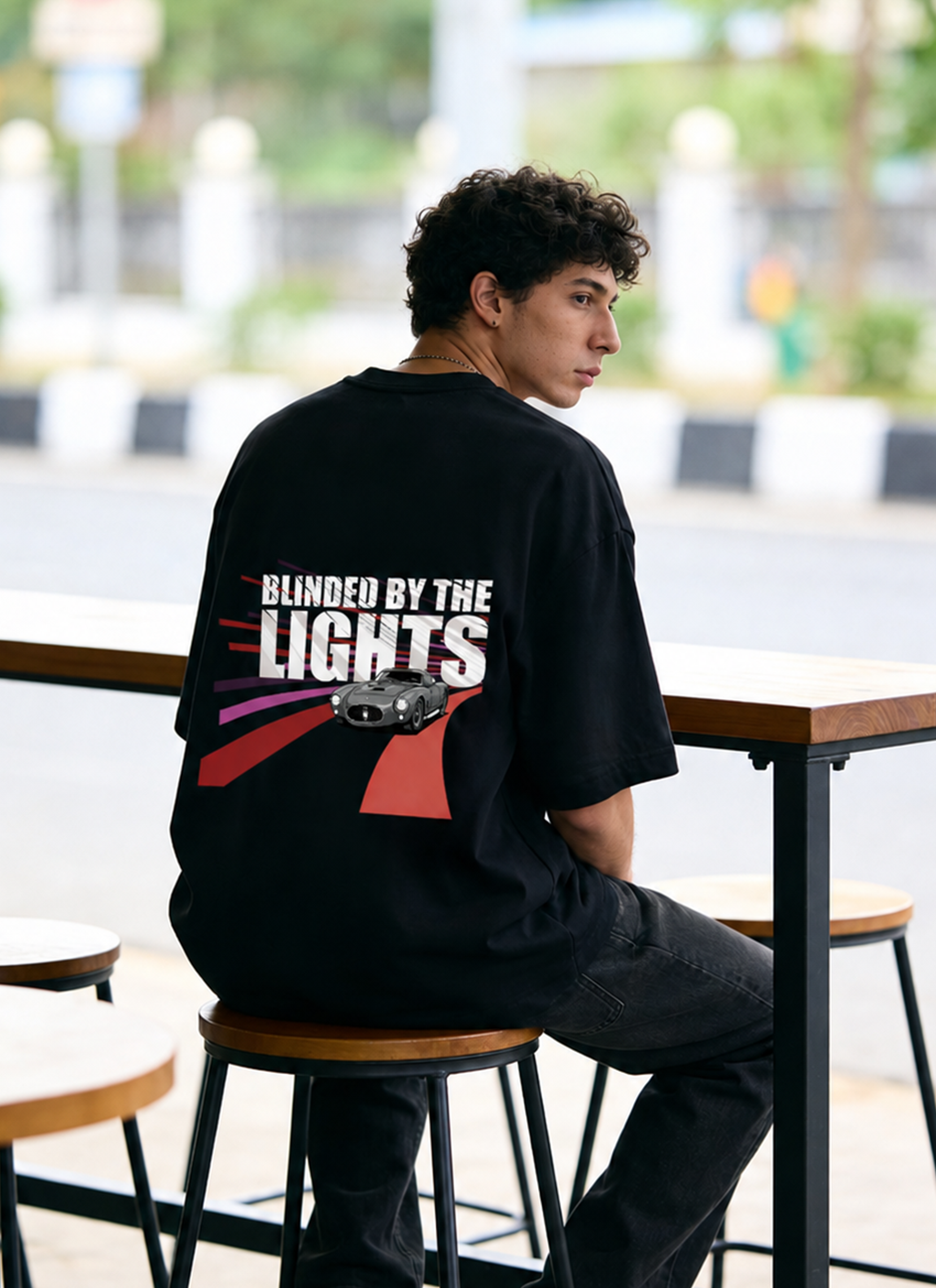 Blinded Lights Oversized T-Shirt
