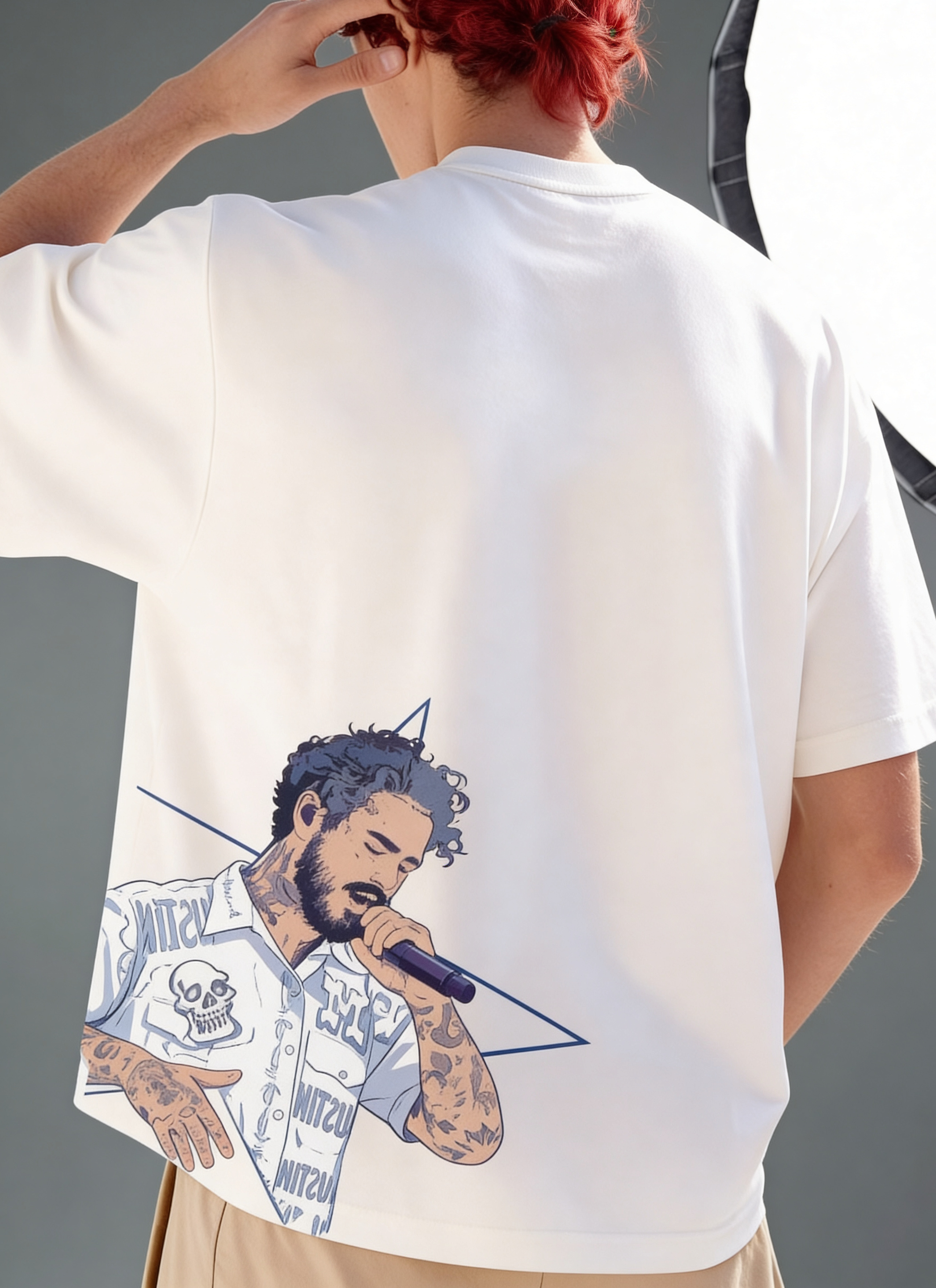 Living Like A Rockstar Oversized T-Shirt